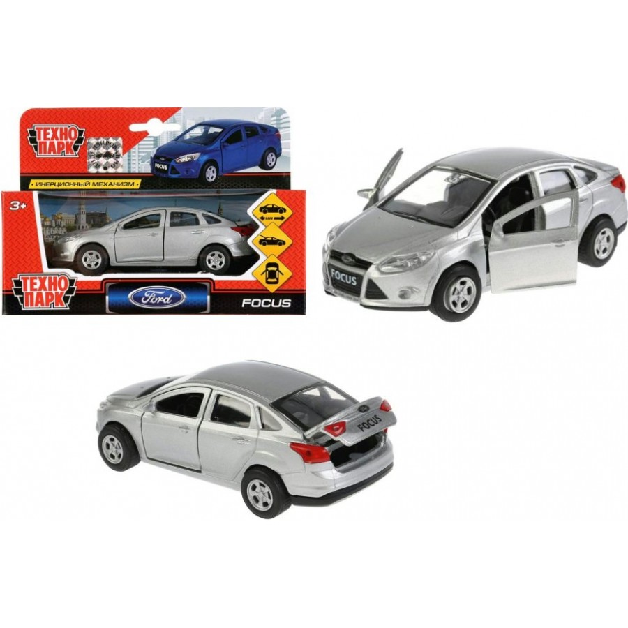 Технопарк Игрушка Машина. Ford Focus/12 см, металл, инерц, откр. двери  SB-16-45-N(SL)-WB Китай купить оптом в Екатеринбурге от 524 руб. Люмна