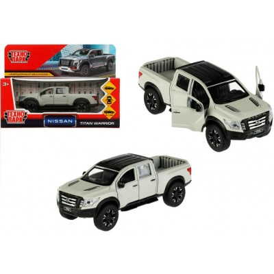 Технопарк Игрушка   Машина. Nissan Titan Warrior/12,5 см, метал., откр. двери, багаж, инерц TITAN-13MAT-GY Китай