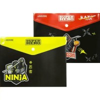 Папка конверт на кнопке А5 180мкм SuperHero непрозрачная 3071227 deVente 12/120 Папка конверт на кнопке А5 180мкм SuperHero непрозрачная 3071227 deVente 12/120