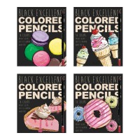 Карандаши цветные 18шт Black Excellence ассорти 30-0125 Bruno Visconti 8/80