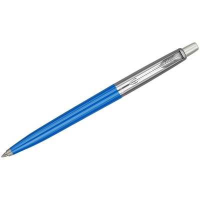 Ручка подарочная шариковая автоматическая Jotter Originals Blue Chrome СT 1мм синяя синий корпус подарочная упаковка 2111181 Parker  347059