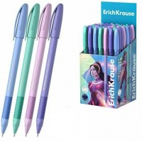 Ручка шариковая U-109 Pastel Stick&Grip Ultra Glide Technology синяя 1мм 3-гранная, одноразовая 58111 ErichKrause 50/200/2400