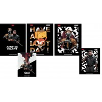 Тетрадь 48 листов А5 клетка Atomic Heart ассорти 65 г/м2 48Т5В1 Хатбер 5/100 084375