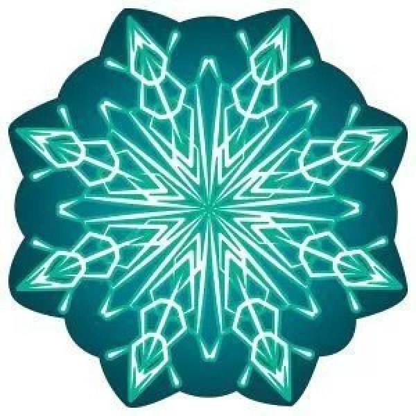 Праздник/Набор украшений на скотче. Снежинка/9200980/20 шт Праздник/Набор украшений на скотче. Снежинка/9200980/20 шт
