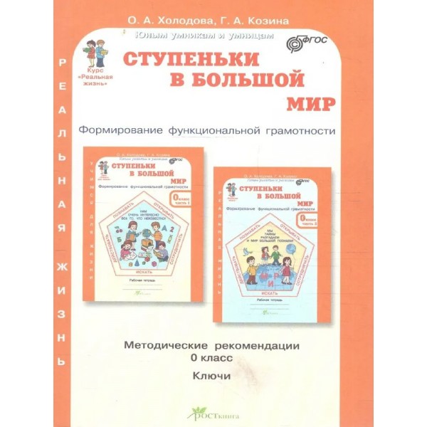 Ступенька в большой мир. 0 класс. Функциональная грамотность. Методическое пособие(рекомендации). Холодова О.А. РОСТкнига