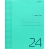 Тетрадь 24 листа А5 клетка, пластиковая обложка Зеленая 60-65г/м2 24Т5В1_ Хатбер 10/100 083594 Тетрадь 24 листа А5 клетка, пластиковая обложка Зеленая 60-65г/м2 24Т5В1_ Хатбер 10/100 083594