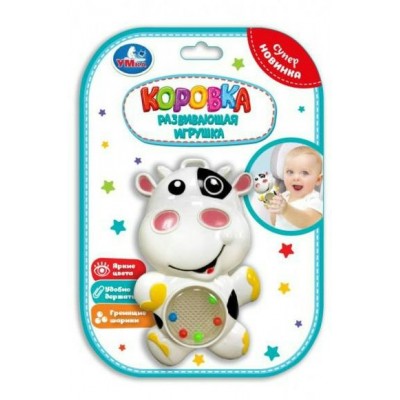 Умка Игрушка   Погремушка. Коровка В2179996-R Китай