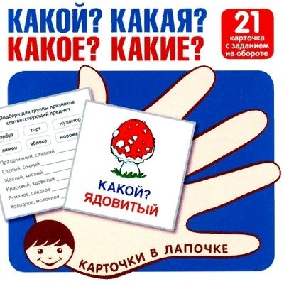 Какой? Какая? Какое? Какие? 21 карточка с заданием на обороте. 