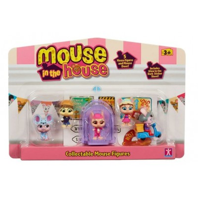 Mouse in the House Игрушка   Набор 5 в 1. Милли и мышки/розовый  Китай