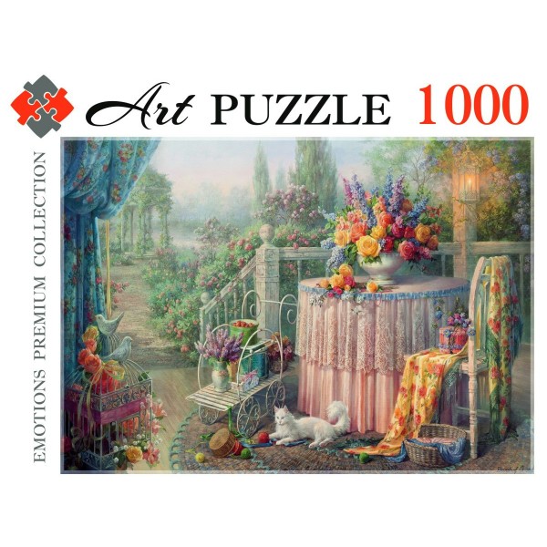 Рыжий кот Пазл 1000 Artpuzzle Дандорф О. Шебби - шик РУК1000-0453 Россия