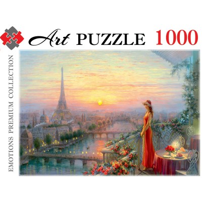 Рыжий кот Пазл 1000 Artpuzzle Дандорф О. Вечерний Париж РУК1000-0457 Россия