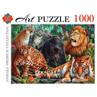 Рыжий кот Пазл 1000 Artpuzzle Дикие кошки ФК1000-0468 Россия