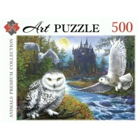 Рыжий кот Пазл 500 Artpuzzle Белые совы Х500-0437 Россия