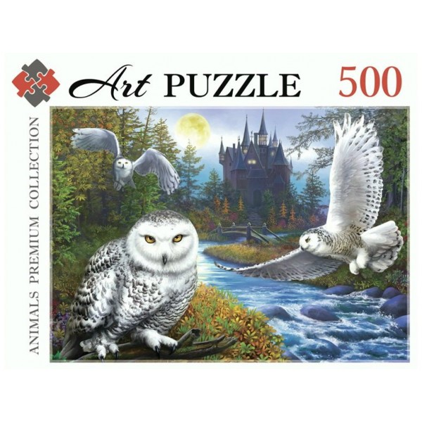 Рыжий кот Пазл 500 Artpuzzle Белые совы Х500-0437 Россия