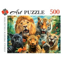 Рыжий кот Пазл 500 Artpuzzle Селфи диких кошек Ф500-0443 Россия