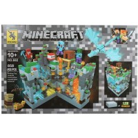 NoName Игрушка   Конструктор. Майнкрафт/с подсветкой/858 дет KNS661 Китай