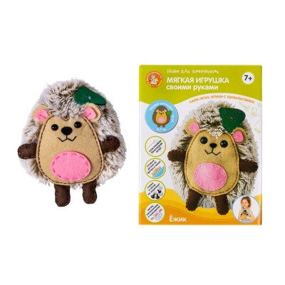 Шитье мягкой игрушки Мягкая игрушка из фетра и меха Ежик 04733 ДесятоеКорол Шитье мягкой игрушки Мягкая игрушка из фетра и меха Ежик 04733 ДесятоеКорол