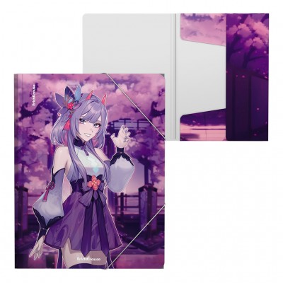 Папка на резинке А4 55мм Manga Lilac 61206 ErichKrause 4/96