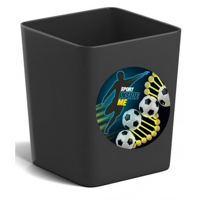 Подставка настольная для канцелярских принадлежностей Base Sport DNA черная 61609 ErichKrause 1/8