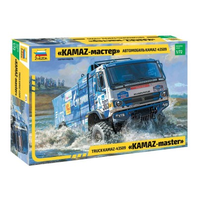 Сборная модель пластиковая Автомобиль Kamaz-43509 Kamaz-Master 5076 Звезда