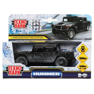 Технопарк Игрушка   Машина. Hummer H1/12 см, металл, откр. двери, багажник, инерц SB-18-09-H1-N(SNOW)--WB Китай