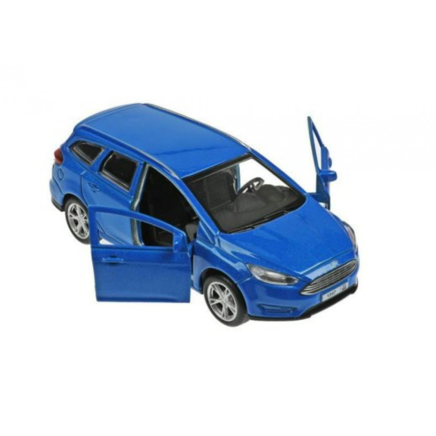 Технопарк Игрушка Машина. Ford Focus Хэтчбек/12 см, металл, откр. двери,  багаж, инерц, синий FOCUSSW-12-BU Китай купить оптом в Екатеринбурге от 524  руб. Люмна