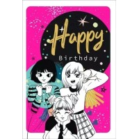 Мир поздравлений/Открытка Happy birthday/004.947/ Мир поздравлений/Открытка Happy birthday/004.947/