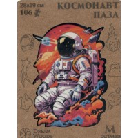 DreamWoods Пазл 106 ФигурнПазлы Космонавт/дерев Р-049 Россия