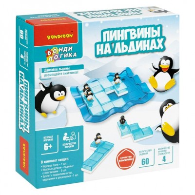 BONDIBON Игра  БондиЛогика Пингвины на льдинах ВВ5857 Китай