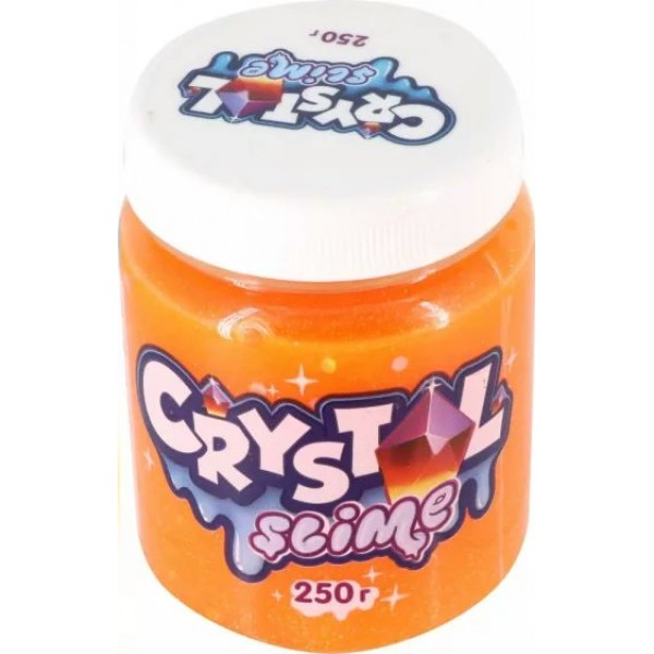 Slime Игрушка  ВладА4 Слайм. Crystal slime апельсиновый/250 гр S500-10188 Россия