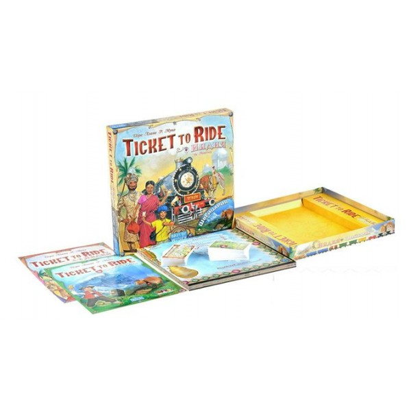 МирХобби Игра  ИгрИнтересно Ticket to Ride. Индия и Швейцария 915678 Россия