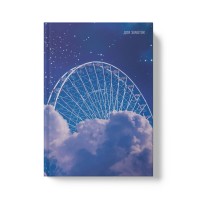 Книжка записная 80 листов А5 145х206 клетка, интегральная обложка Парк чудес глянцевая ламинация, 60г/м2 ЕТИ580586 Эксмо