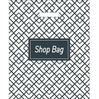 Артпласт/Пакет полиэтиленовый c вырубной ручкой. Shop Bag. Графика/360 х 340/ВУР51692/