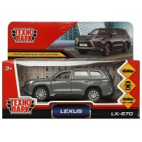 Технопарк Игрушка Машина. Lexus LX - 570 12 см, откр. двери, багаж, инерц, серый LX570-12-GY Китай Технопарк Игрушка Машина. Lexus LX - 570 12 см, откр. двери, багаж, инерц, серый LX570-12-GY Китай
