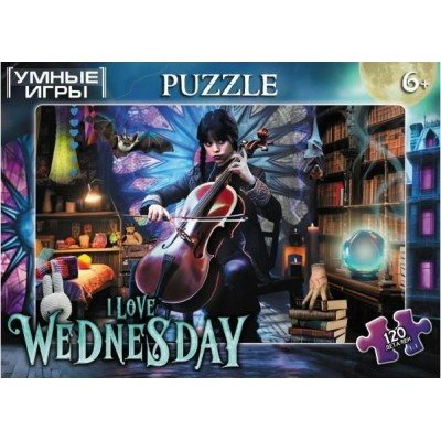 Умные игры Пазл 120  I love Wednesday  Россия