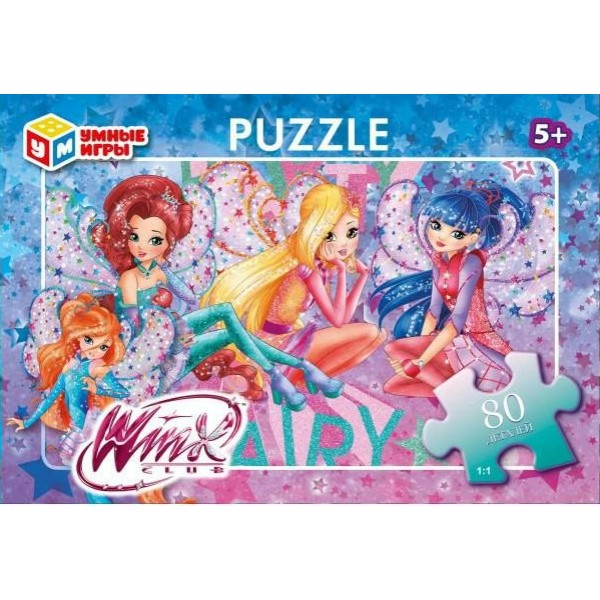 Умные игры Пазл 80  Winx  Россия