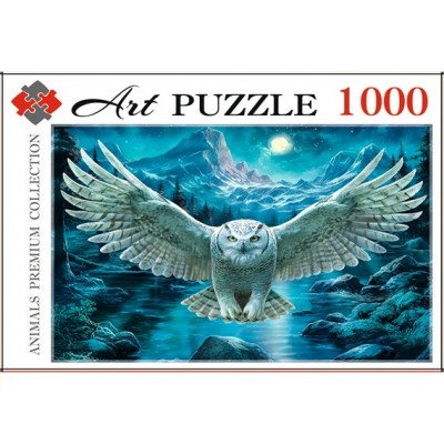 Рыжий кот Пазл 1000 Artpuzzle Полет ночной совы Ф1000-0568 Россия