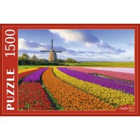 Рыжий кот Пазл 1500 Тюльпановое поле и мельница ГИ1500-2643 Россия Рыжий кот Пазл 1500 Тюльпановое поле и мельница ГИ1500-2643 Россия