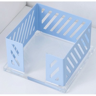 Подставка для бумажного блока 100x100x63 Pastel метал. пастельно-голубой 4105306 deVente