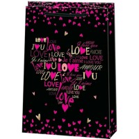 Мир открыток/Пакет бумажный ламинированный. Love/180 х 227 х 100/10-30-14090/