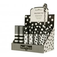 Ручка подарочная шариковая DreamWrite Black&White синяя 0,7мм в футляре 20-0264/19 Bruno Visconti 24/288