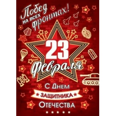 Мир открыток/Конверт для денег. С Днем защитника Отечества! 23 февраля/2-17-23028/