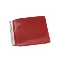 Портмоне кожа 96х80х4мм с зажимом красный гладкий Z-1-135 Премьер Портмоне кожа 96х80х4мм с зажимом красный гладкий Z-1-135 Премьер