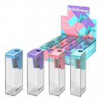 Точилка пластиковая 1 отверстие с контейнером City  Pastel ассорти 61275 ErichKrause 16/448 Точилка пластиковая 1 отверстие с контейнером City  Pastel ассорти 61275 ErichKrause 16/448