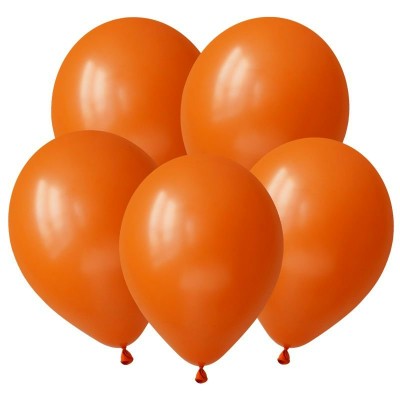 Браво/Набор шаров латекс. Оранжевый Orange/Пастель/V12
