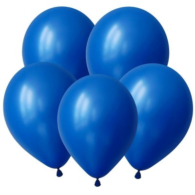 Браво/Набор шаров латекс. Синий Navy blue/Пастель/V12