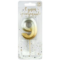 Омск/Свеча. Золото - Серебро. Цифра 9/4489/