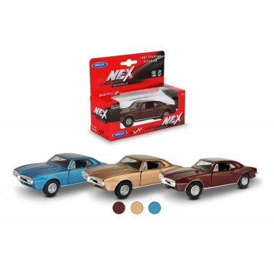 Welly Игрушка   Машина. Модель 1:38 Pontiac Firebird 1967 43715W Китай ассортимент