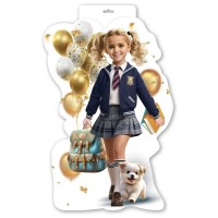 Праздник/Плакат вырубка. Девочка с портфелем!/3001658/ Праздник/Плакат вырубка. Девочка с портфелем!/3001658/