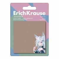 Блок клей бумажный 75х75 50 листов Manga разноцветный 61668 ErichKrause 24/384